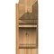 Ekena Millwork Olympic Rough Sawn Craftsman Outlooker, Western Red Cedar, 8"W x 18"D x 18"H OUT08X18X18OLY04RWR - alternate 3